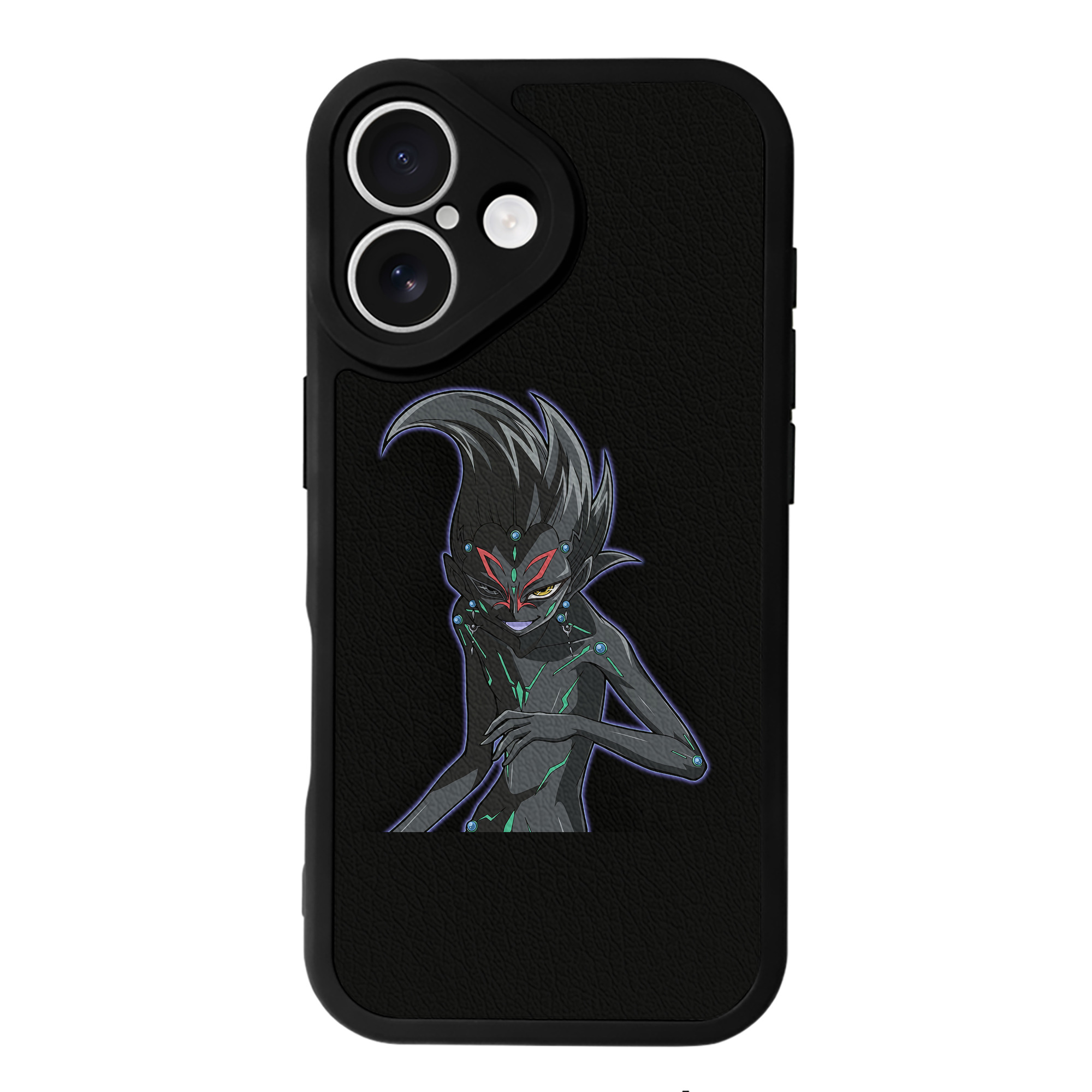 （画像用） 遊☆戯☆王 Yu-Gi-Oh! 【iPhone 16シリーズ対応】シリコンスマホケース（レザー調） 材質：シリコン